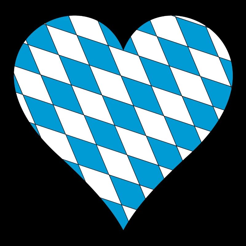Bavaria Bavarian Flag Heart