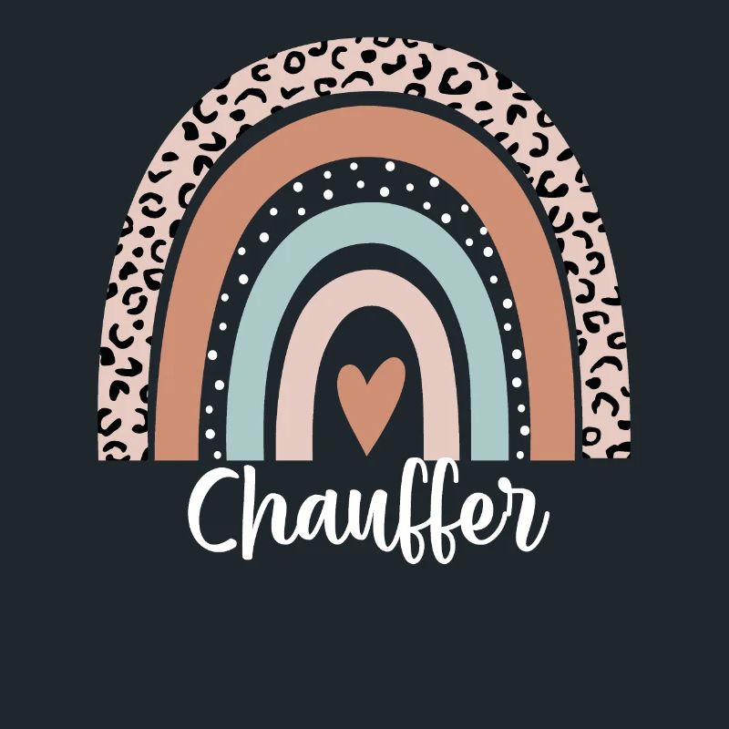 Chauffer Rainbow Leopard Funny Chauffer