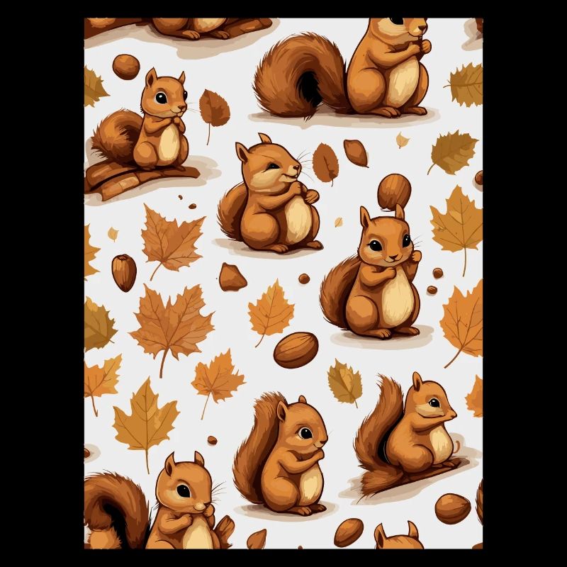 Écureuils mignons