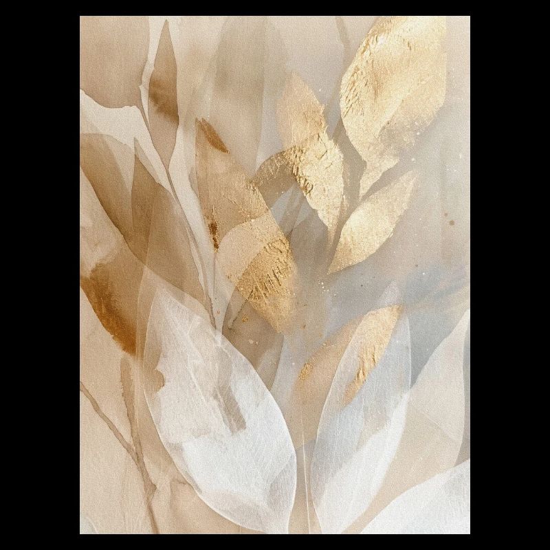 Feuilles d’accent dorées