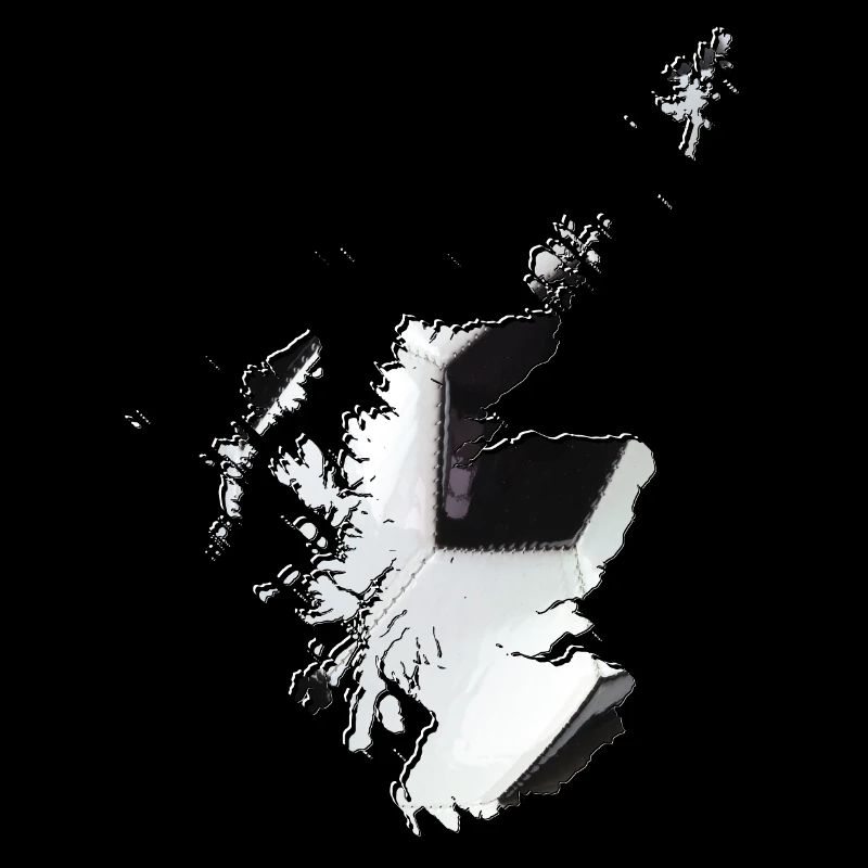 Scotland map frames real football
