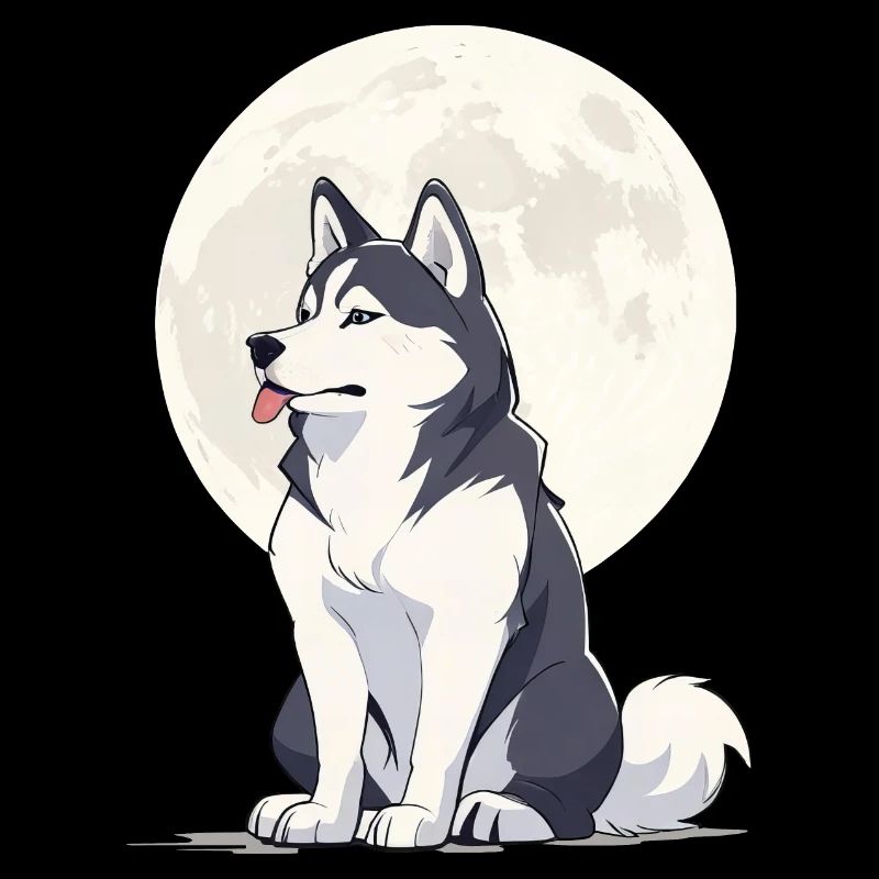 Husky de lune