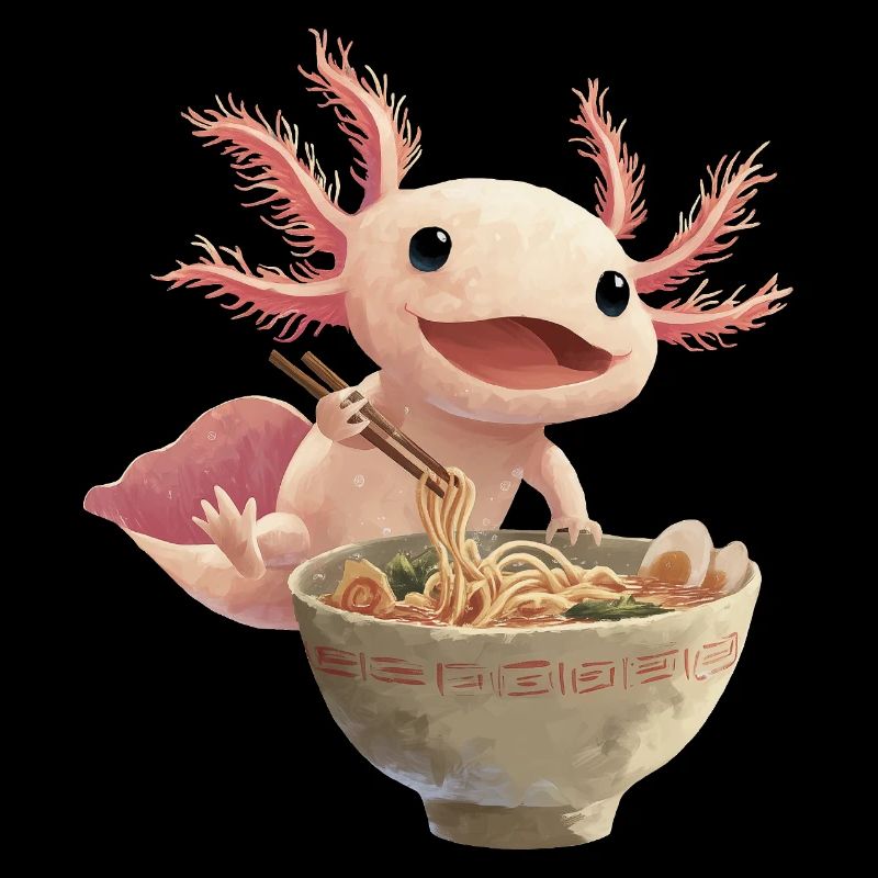 Axolotl Ramen Nudeln