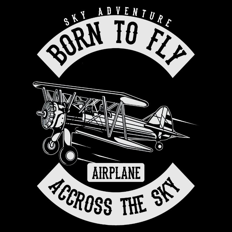 Sport airplane hobby, flying pilot biplane