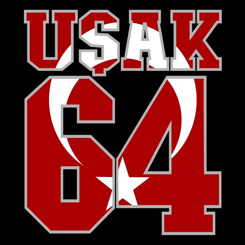Usak 64 Drapeau de la Turquie