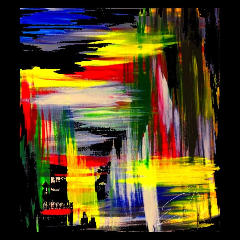 "In line" Acryl Paint 69 by Marco Eckenbrecht