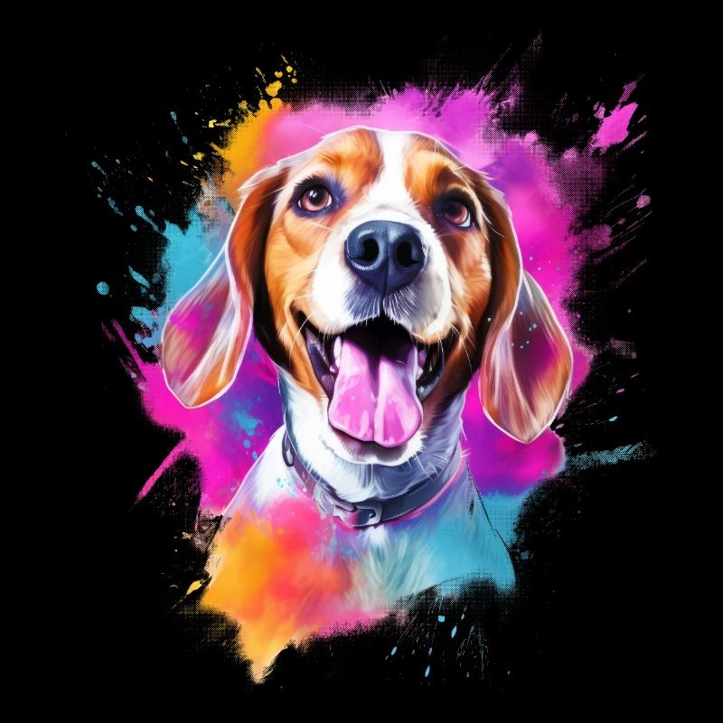 Beagle avec des lunettes de soleil