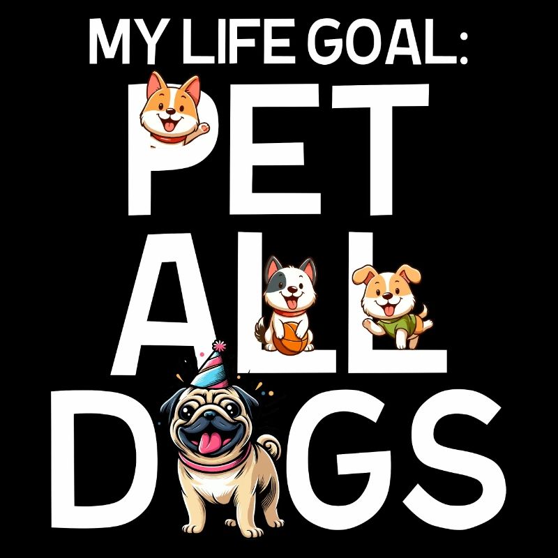 Mon objectif de vie est d’caresser tous les chiens