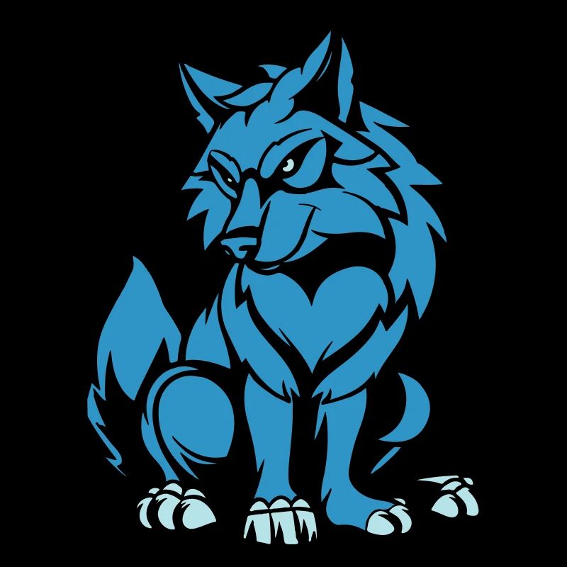 Loup Bande Dessinée Animal