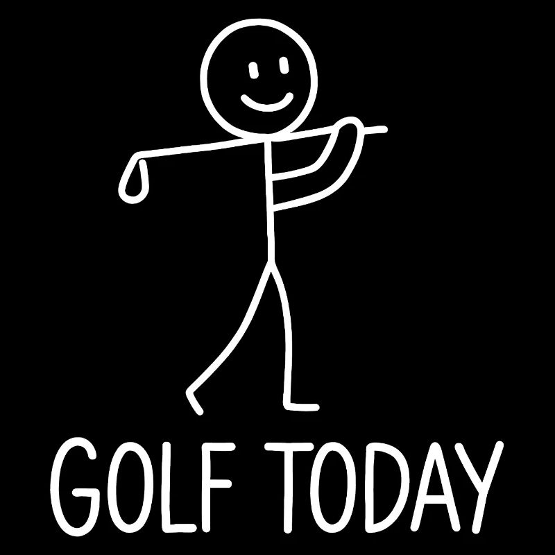 Golf Today Golfspieler Humor Geschenkidee Golfer