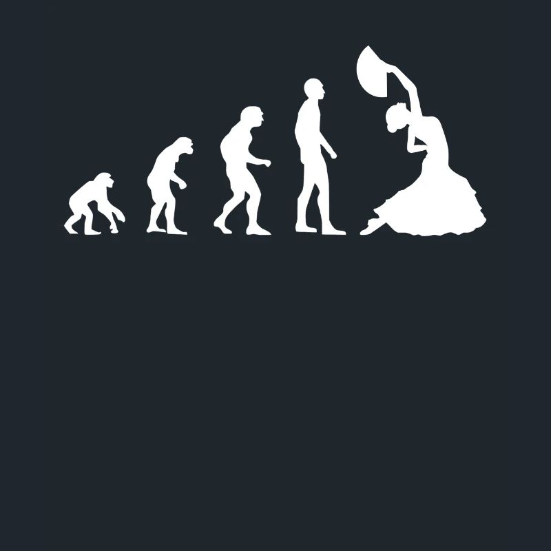 Flamenco Evolution / Danse flamenco / Robe / blanc