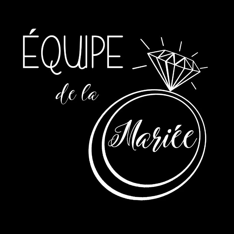 équipe de la mariée