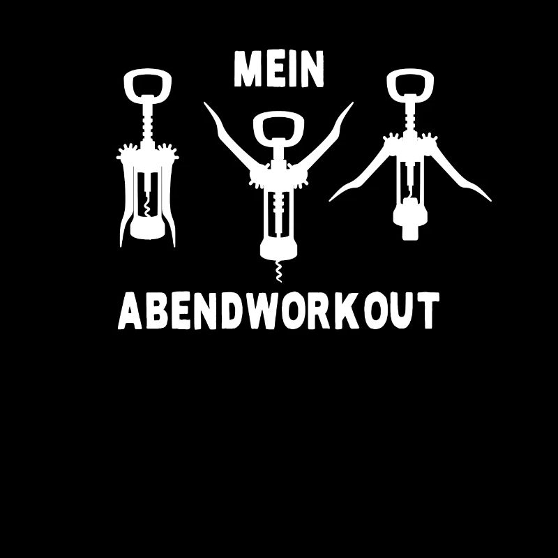 Mein Abendworkout Wein Korkenzieher Geschenk Wein