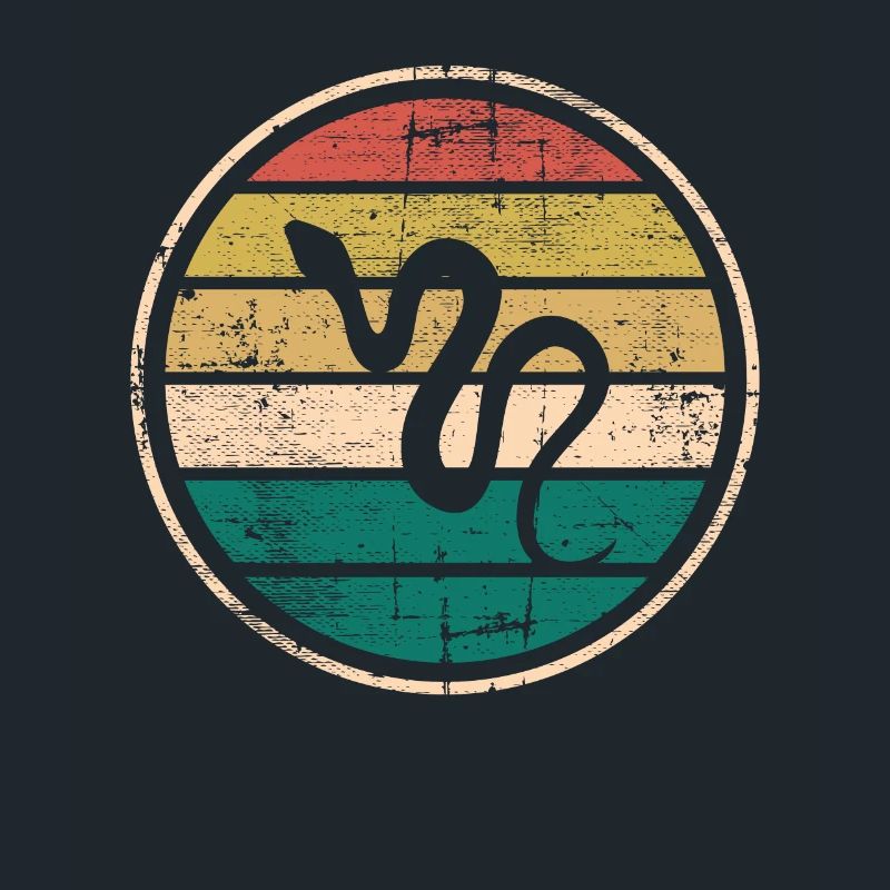 Snake Retro Reptile Python Gift idea