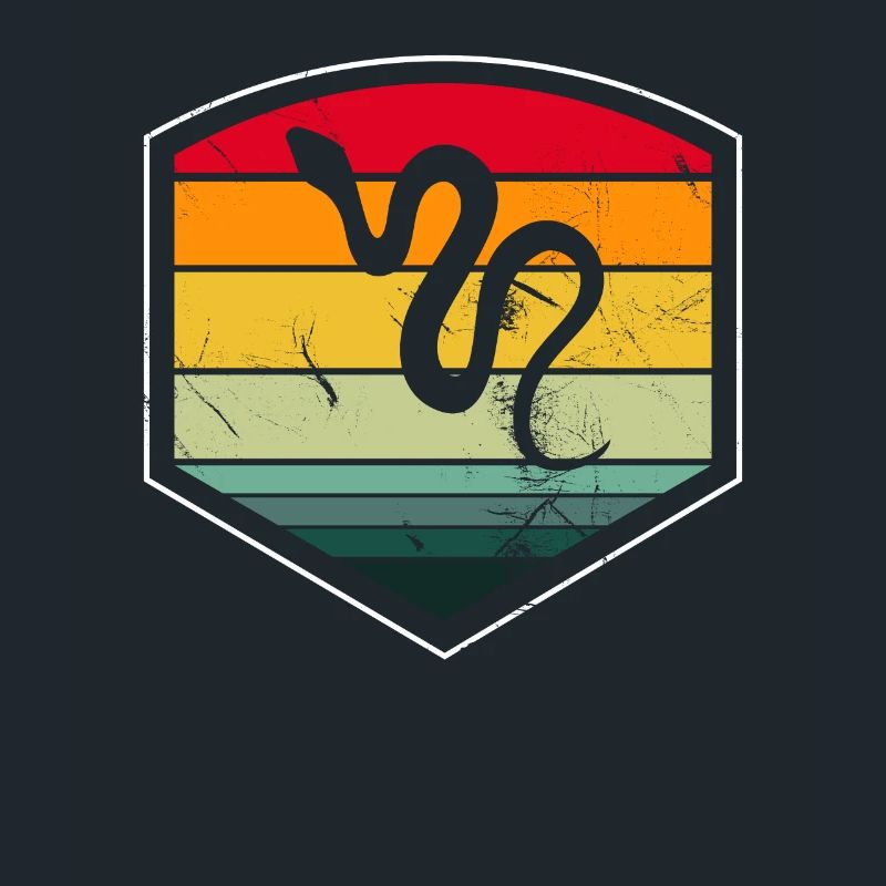 Snake Retro Reptile Python Gift idea