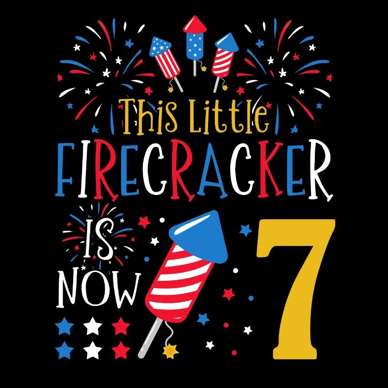 This little firecracker is now 7 July 4, 7.