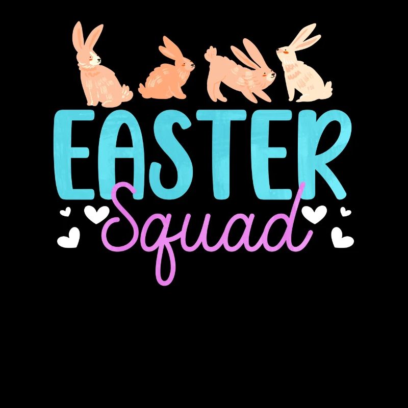 Easter Squad Hoppy Rabbit Christian Holidays