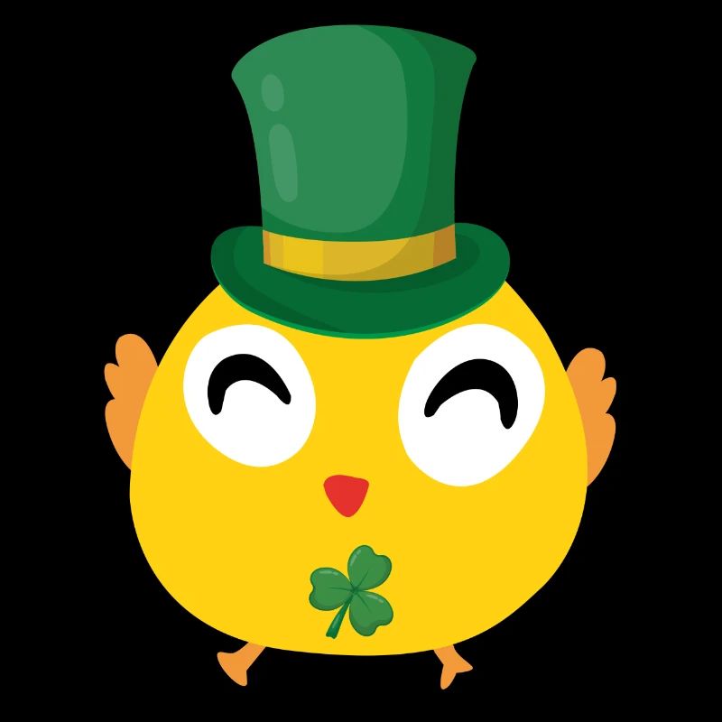 Irisches Küken St. Patrick's Day
