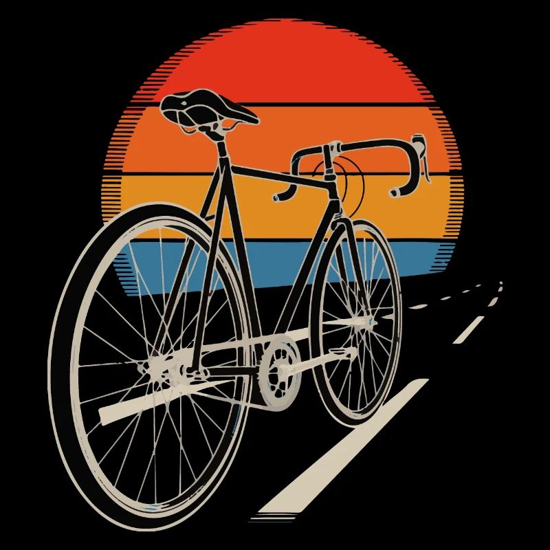 Bicycle Journey at Sunset