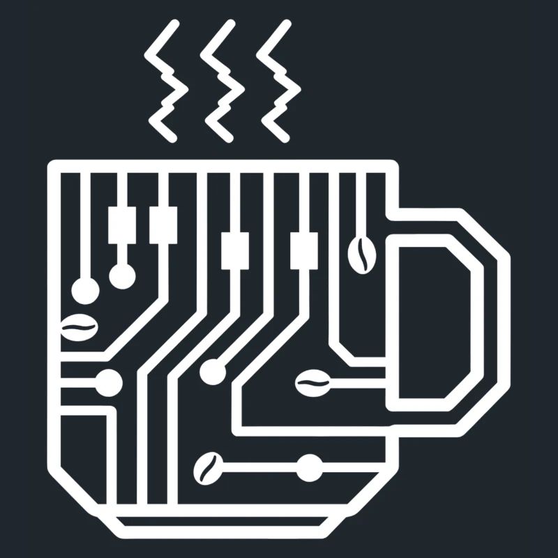 Circuit Mug Glyph Tech Brew