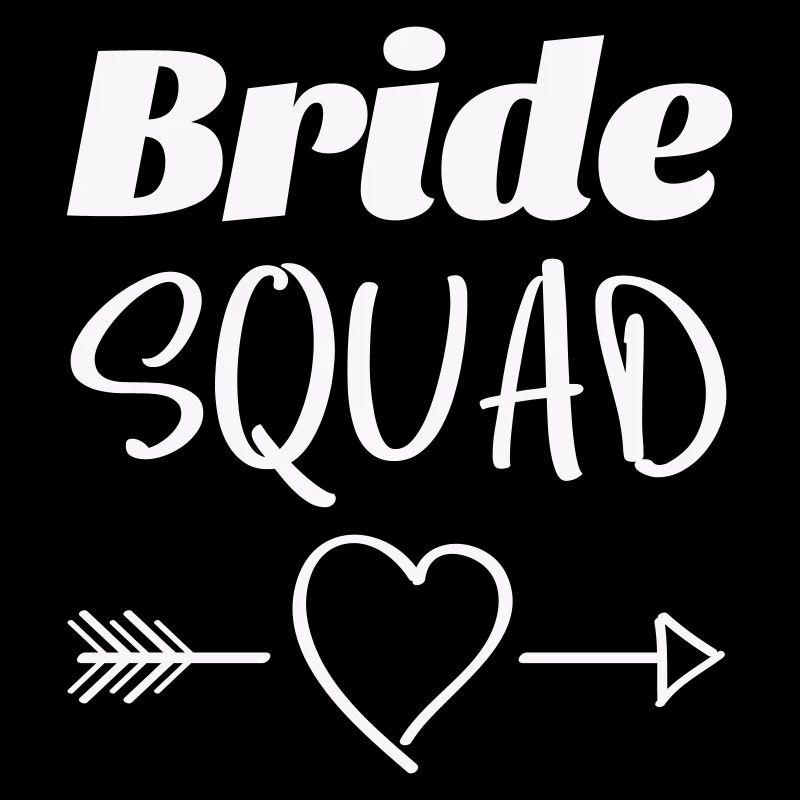 Bridal Squad Heart Arrow