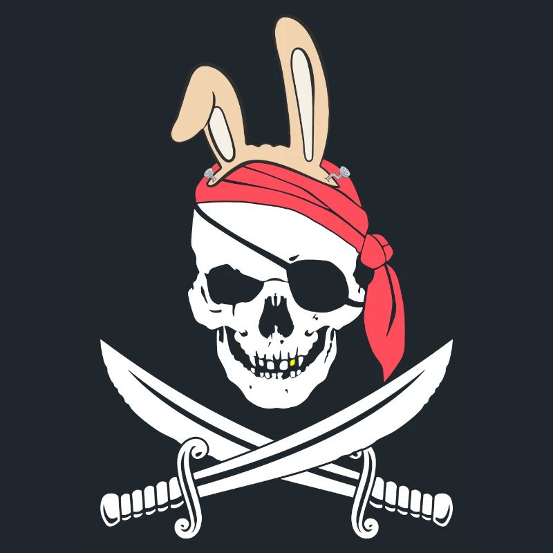 Jolly Roger Easter Funny Bunny Apparel pour oeuf