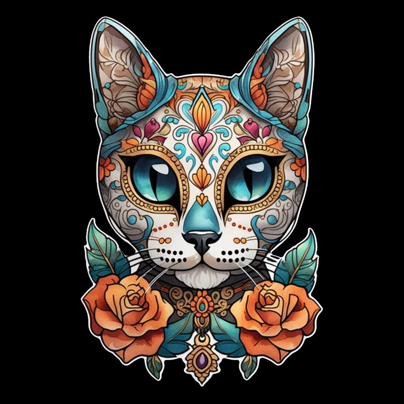 Cat Mexico - Dia de los Muertos