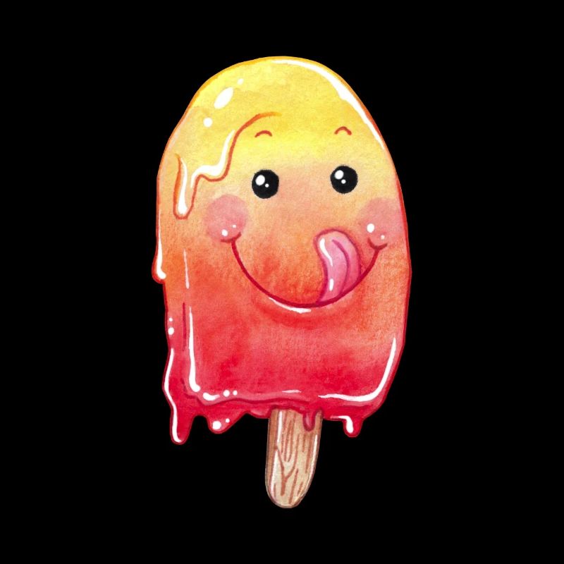 Ice lolly watercolor
