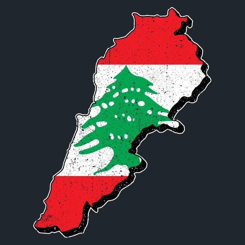 Libanon Libanese Karte Urlaub Reise Geschenk LBN