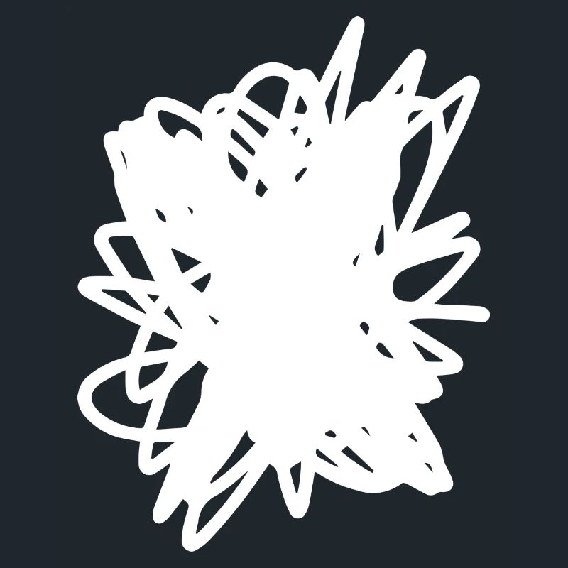 Scribble Fleck Gekritzel