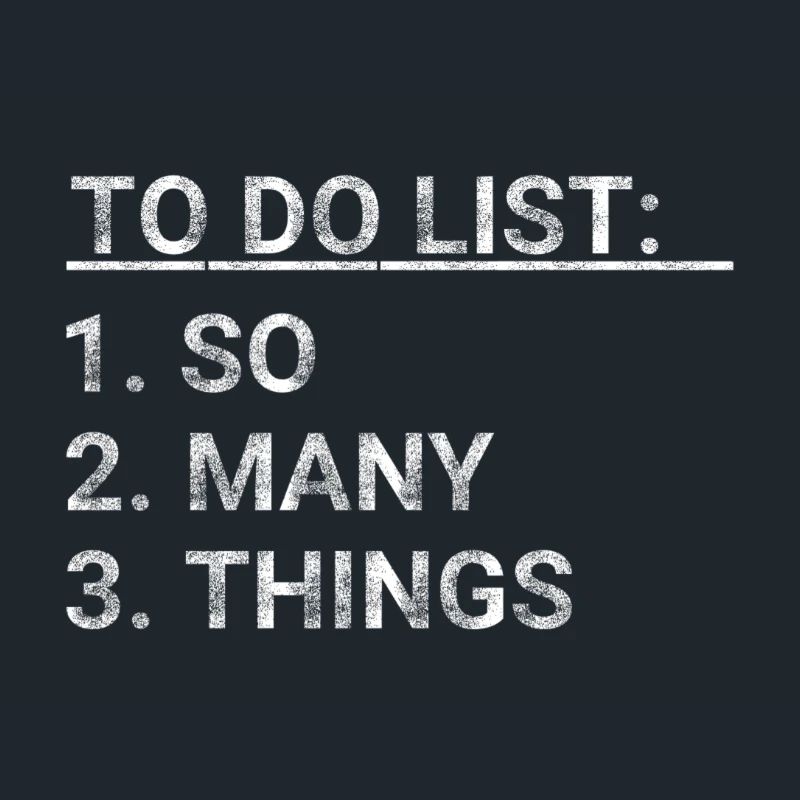 To do list So Many Things