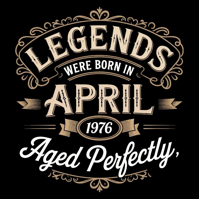 April 1976 Geburtstagsgeschenk Großartig seit April