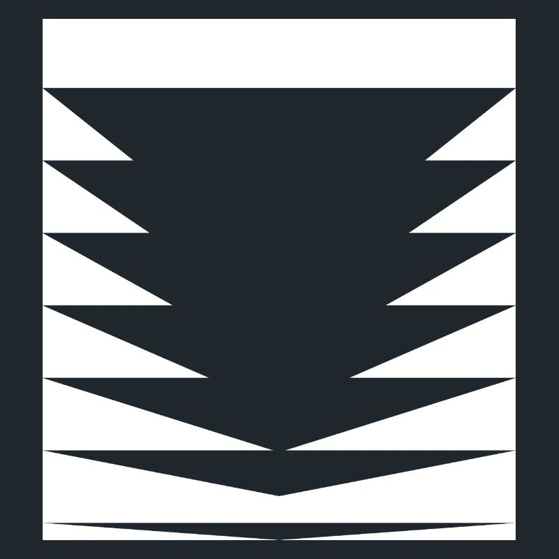 black triangles pattern