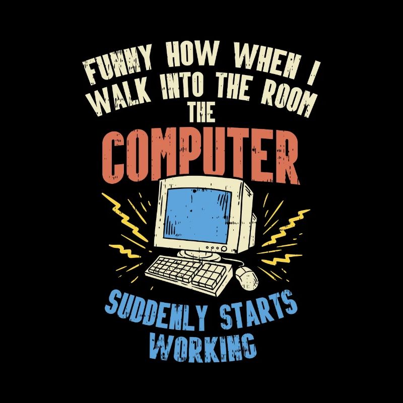 Computer Geek Shirt: Logiciel d'assistance technique I