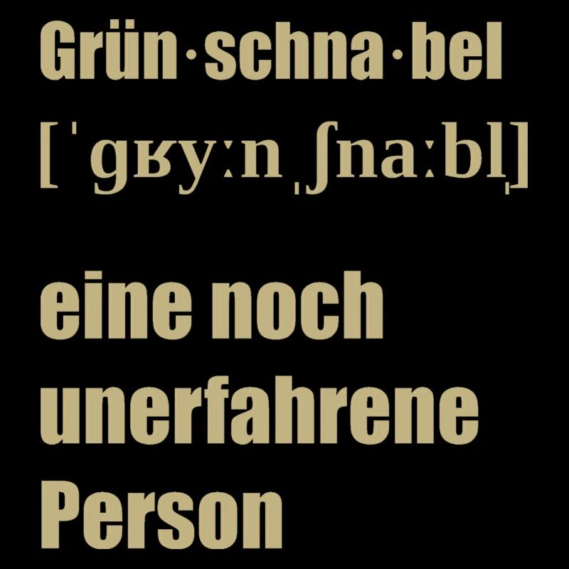Grünschnabel