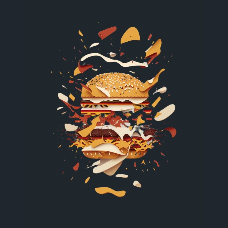 Burger Exploded | Deconstructed Burger