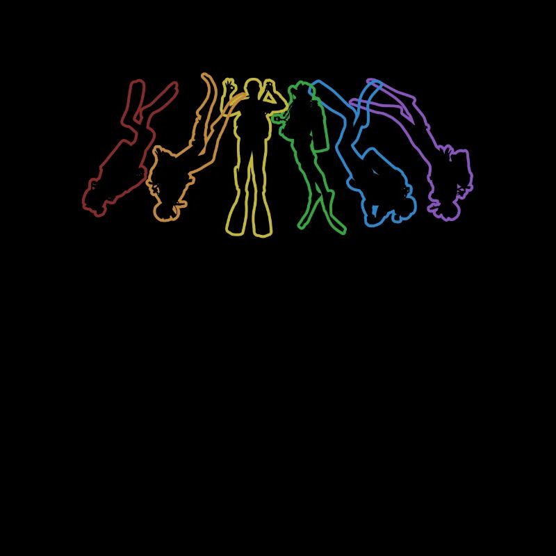 Scuba Diving LGBT Rainbow Goggles