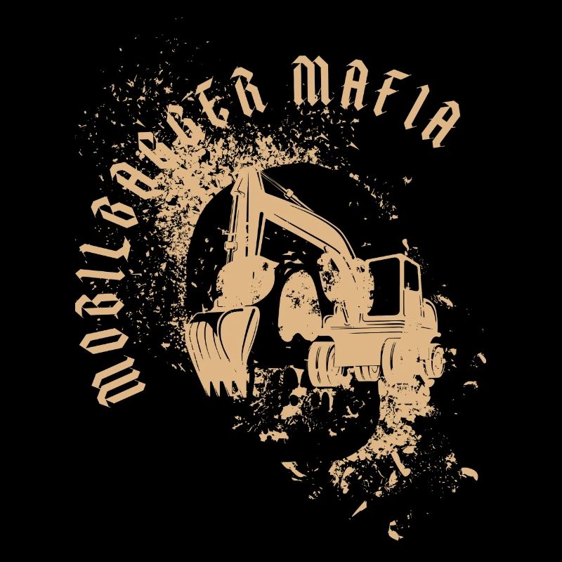 Pelle sur roues Crâne de mafia