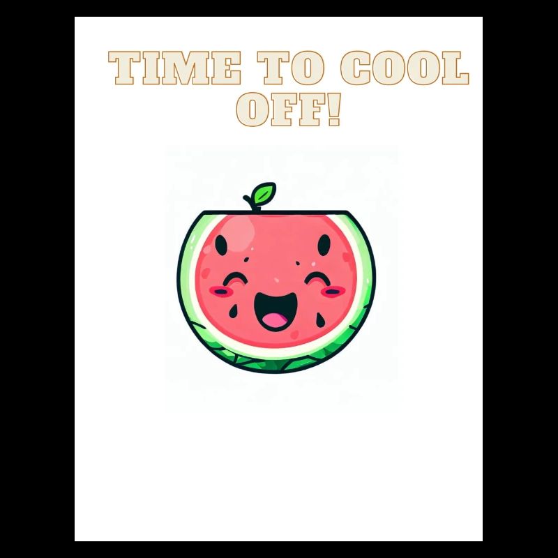 Kawaii Wassermelone