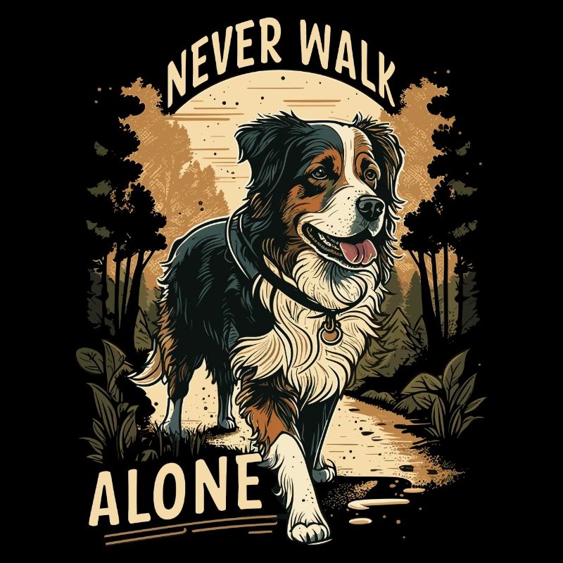 Never Walk Alone - süßes Offizielles Gassi Shirt