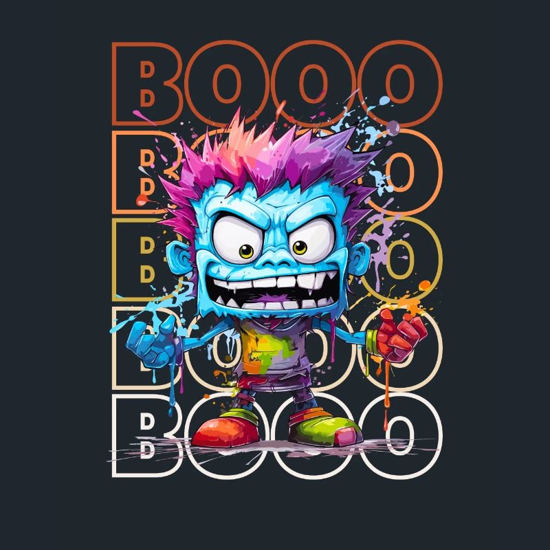 Chibi Stumble & Booo! Adorable Zombie Tee!