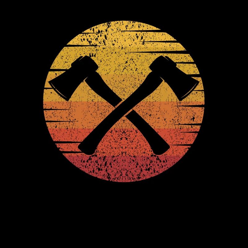 Retro Axe Throwing Game Competition Professional