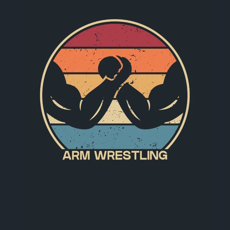 Retro Hand Wrestling Techniques Exercise Arm