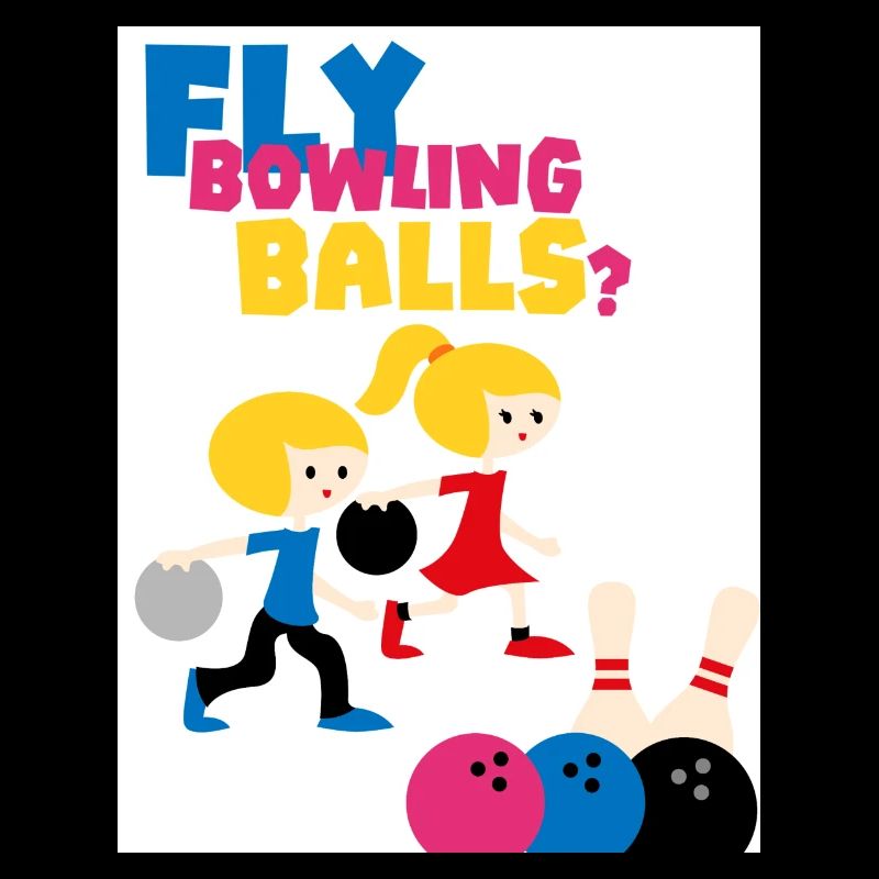 Fliege dich in Bälle. Spielen Sie Bowling.
