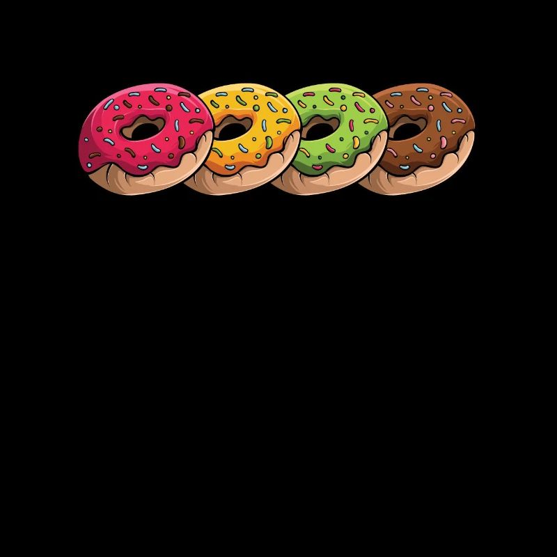 Donut Rainbow Doughnut Glazed Maker Lover Donut