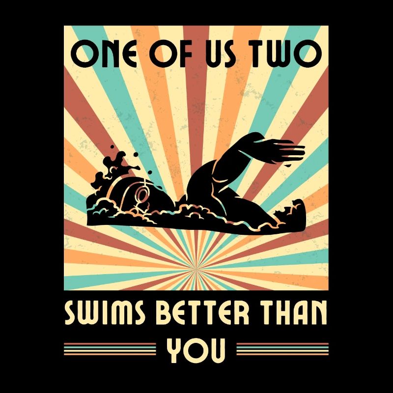 Einer Von Uns Beiden Schwimmt Besser Als Du