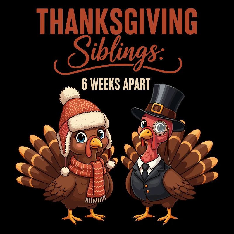 Frères et sœurs de Thanksgiving
