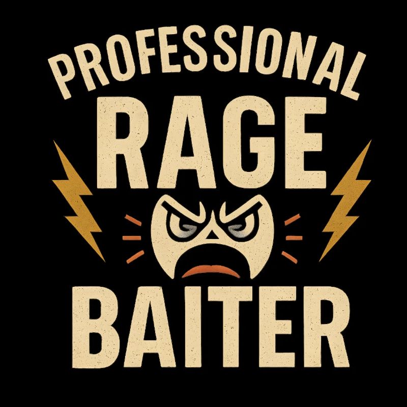Professioneller Wutköder, lustiger Spruch