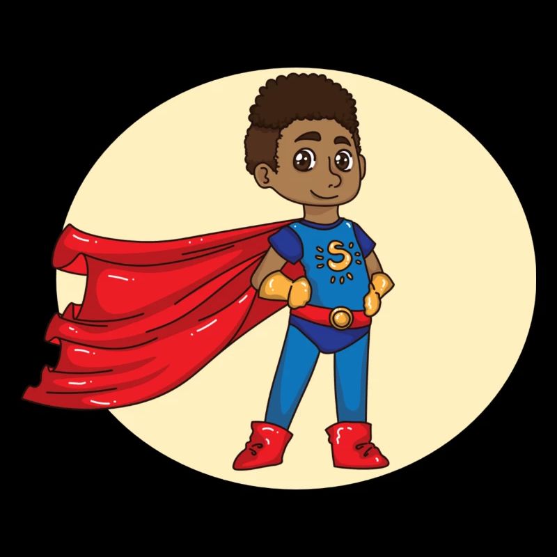 Superheld afro afroamerikanisch