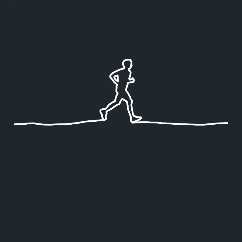 Jogger on line - running endurance gift idea